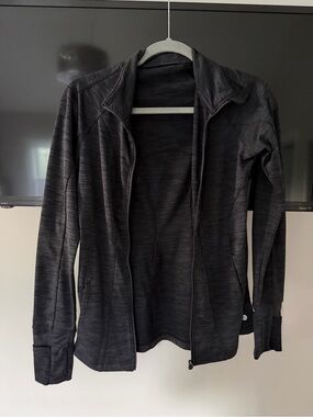 Women's Black Full-Zip Lightweight Jacket